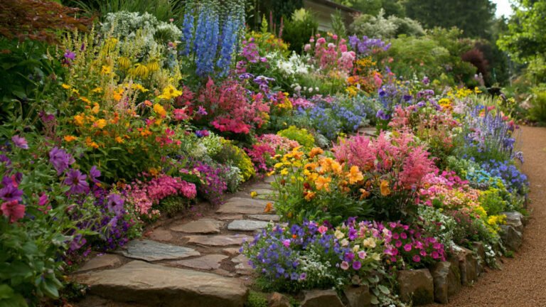 17 Layered Flower Bed Ideas for a Stunning Garden Display