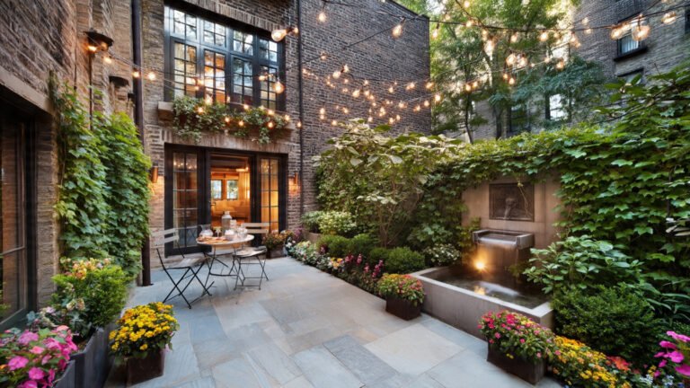 Elegant Paved Courtyard Garden Ideas for a Stylish Outdoor Retreat
