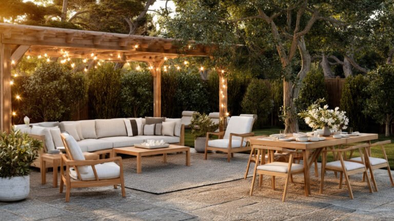 Cozy Backyard Patio Furniture Ideas for a Stylish and Relaxing Outdoor Space