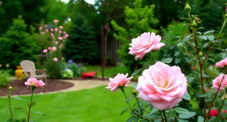 19 Backyards Rose Garden Ideas For a Stunning Outdoor Retreat