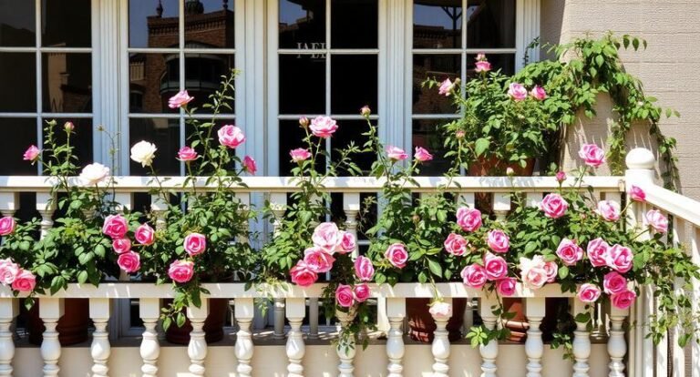 Inspiring Ideas for Your Balcony Rose Garden