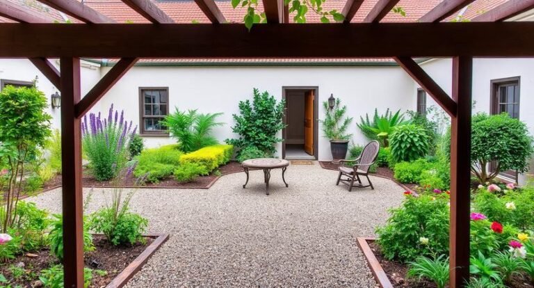 28 Country Courtyard Garden Designs for a Rustic Retreat