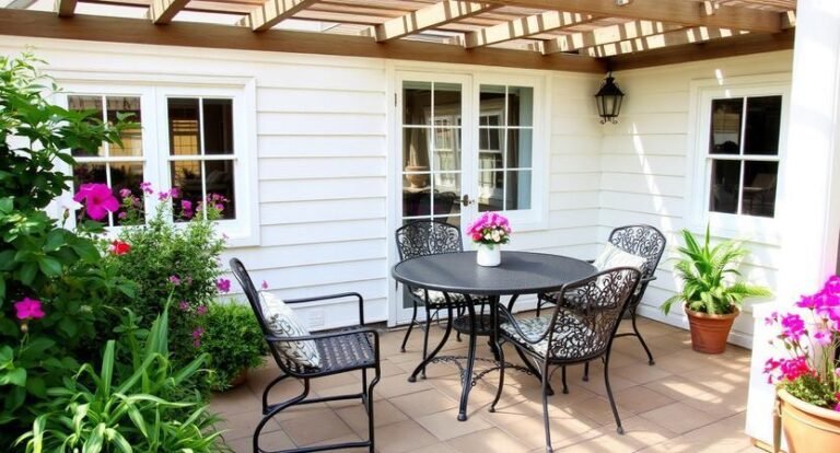18 Charming Country Garden Patio Ideas for Your Backyard
