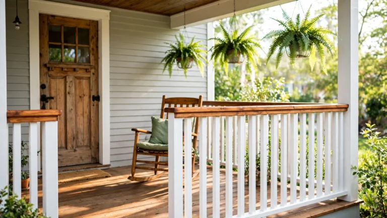 Small Front Porch Railing Ideas to Maximize Curb Appeal