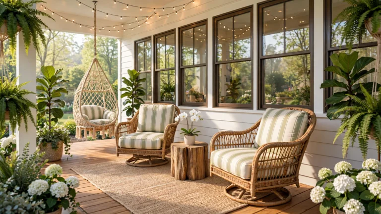 20 Small Front Porch Seating Ideas For Inviting Entryways