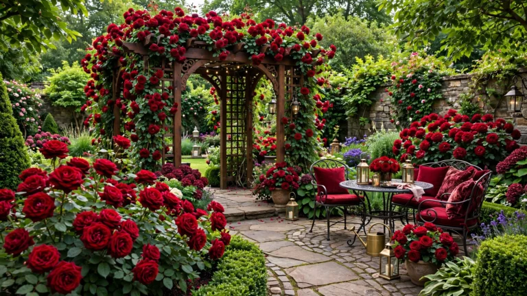 Stunning Red Rose Garden Ideas to Transform Your Outdoor Space