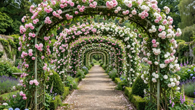 21+ Stunning Rose Arches Garden Trellis Ideas for Romantic Outdoor Spaces
