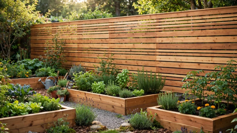 19+ Timeless Backyard Garden Fence Ideas for Charm and Privacy