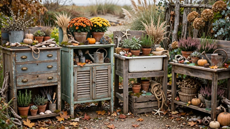 15+ Repurposed Potting Bench Ideas to Transform Your Gardening Space