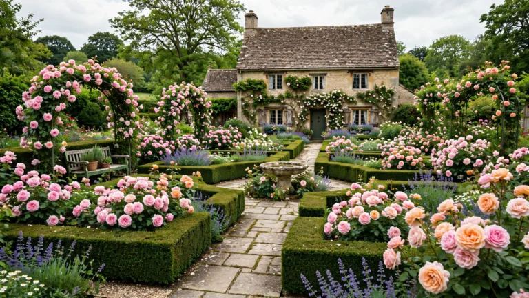 21+ Timeless English Rose Garden Design Ideas for Your Outdoor Sanctuary