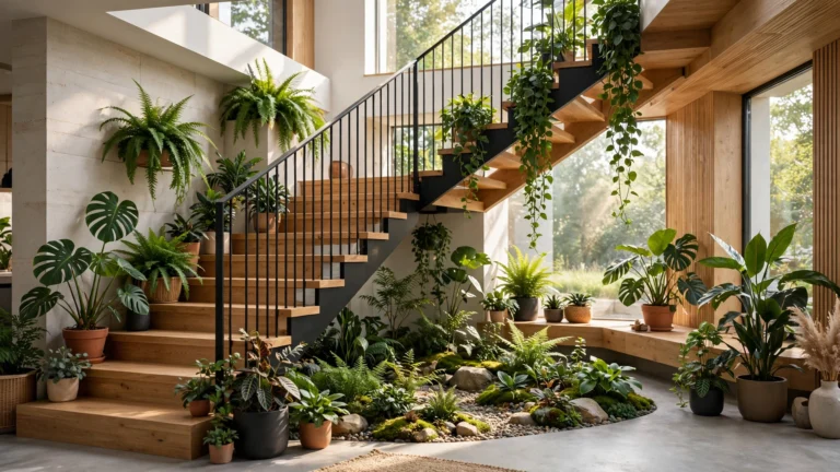 13+ Indoor Staircase Gardens to Transform Your Home