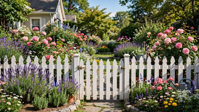 21 Timeless Garden Picket Fence Ideas to Elevate Your Outdoor Space