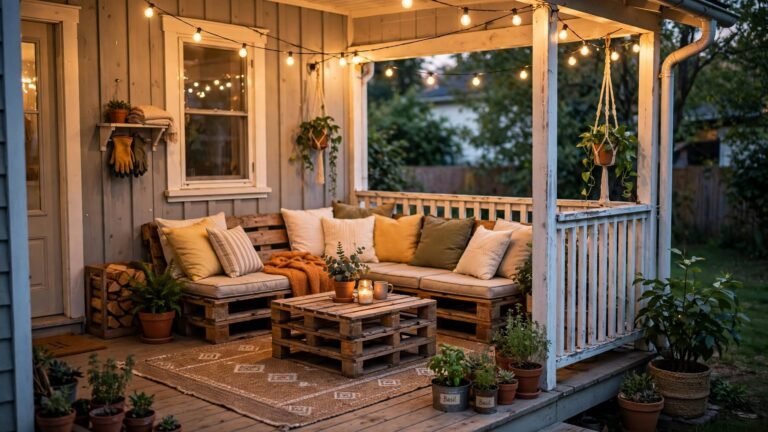 16 Back Porch Ideas on a Budget That Transform Your Outdoor Space