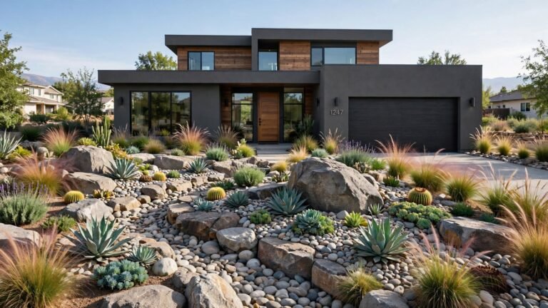 23 Front Yard Rock Garden Ideas That Transform Curb Appeal