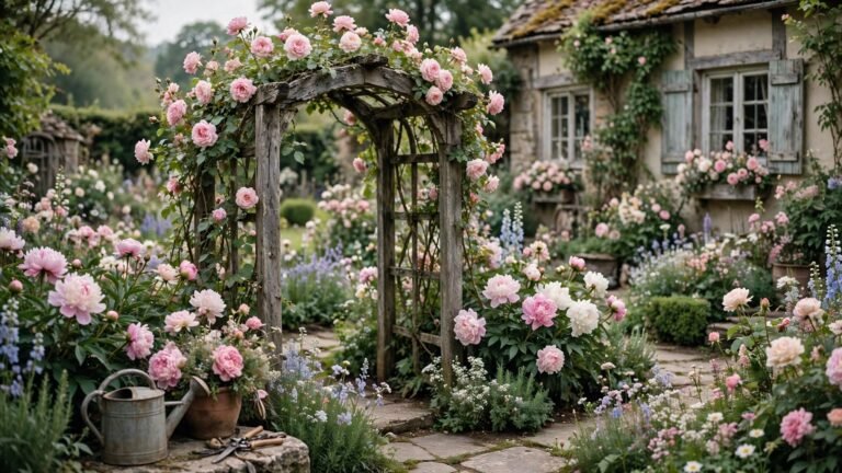 16 Vintage Flower Garden Aesthetic Ideas for Timeless Outdoor Charm