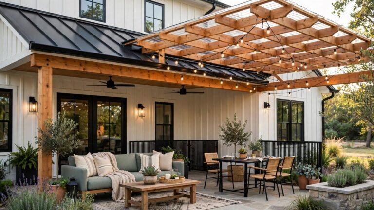 26 Back Porch Roof Ideas for Shade, Style, and Outdoor Comfort
