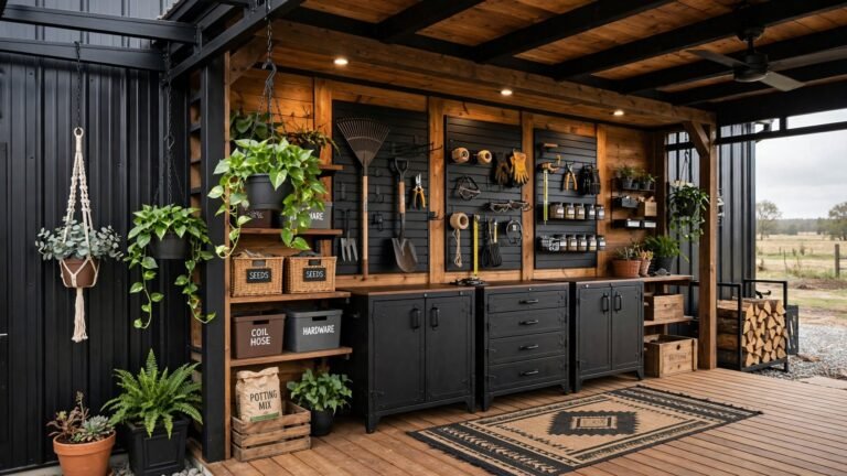21 Back Porch Storage Ideas That Maximize Every Square Inch