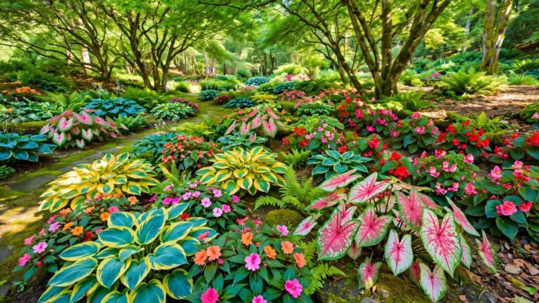 14 Colorful Shade Garden Ideas to Brighten Every Dim Corner