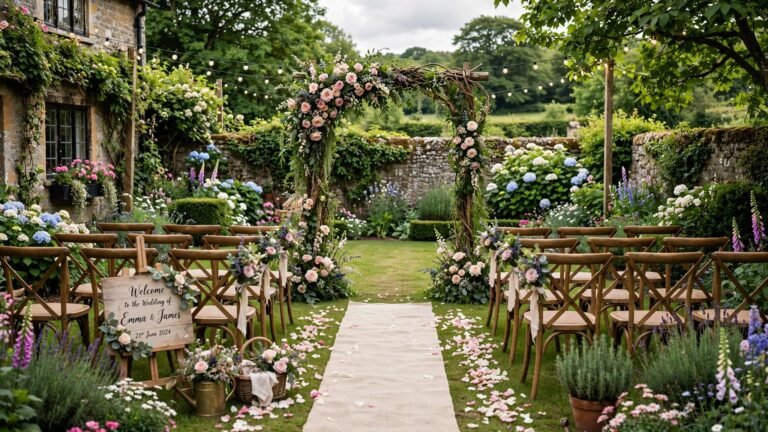19 English Country Garden Wedding Ideas for a Timeless, Romantic Celebration