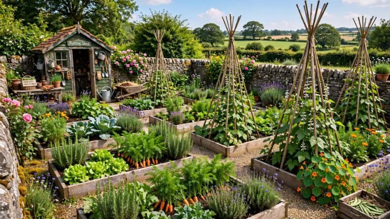 20 English Country Vegetable Garden Ideas for a Timeless Harvest