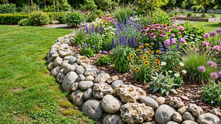 19 Garden Rock Border Ideas to Define Your Outdoor Space Beautifully