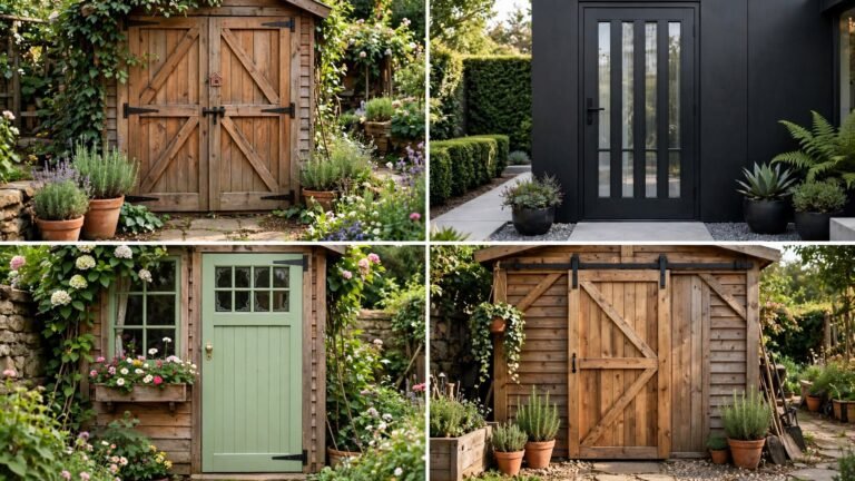 18 Garden Shed Doors Ideas That Transform Your Outdoor Storage