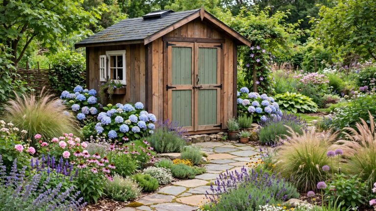20 Garden Shed Landscaping Ideas That Turn a Plain Utility Building Into a Backyard Showpiece