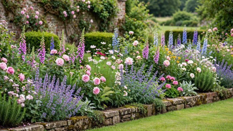 27 English Country Garden Border Ideas for Timeless Cottage Charm