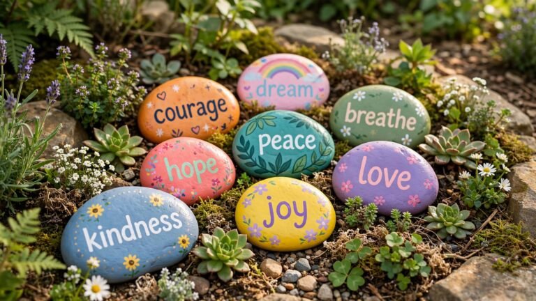 28 Kindness Rock Garden Ideas to Inspire Your Community
