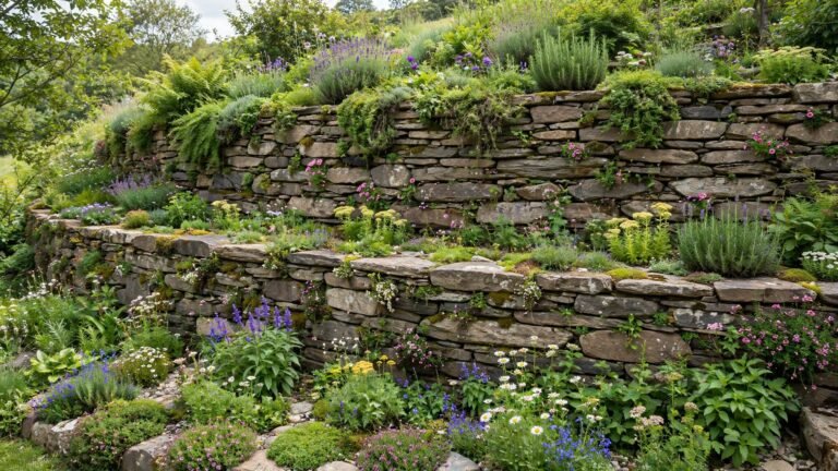 22 Rock Wall Garden Ideas That Turn Slopes and Stone Into Stunning Outdoor Spaces