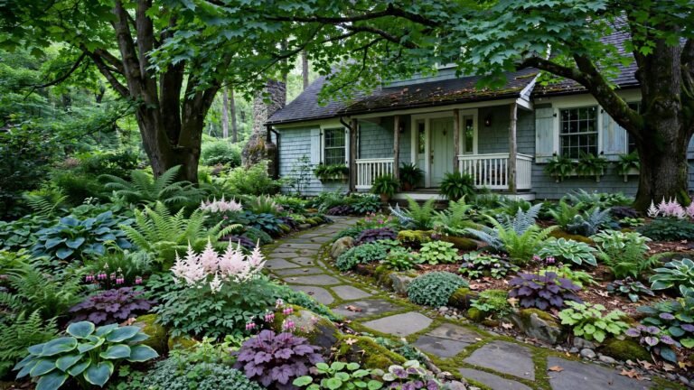 18 Full Shade Landscaping Front Yard Ideas for a Lush, Low-Light Entry