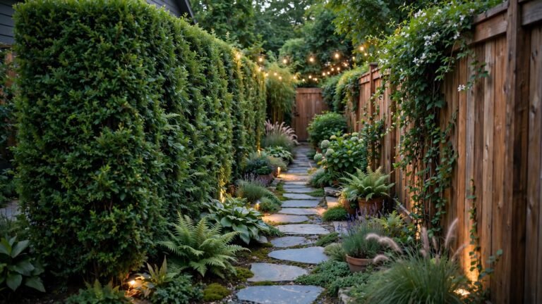 16 Side Yard Privacy Landscaping Ideas for a Secluded Outdoor Retreat
