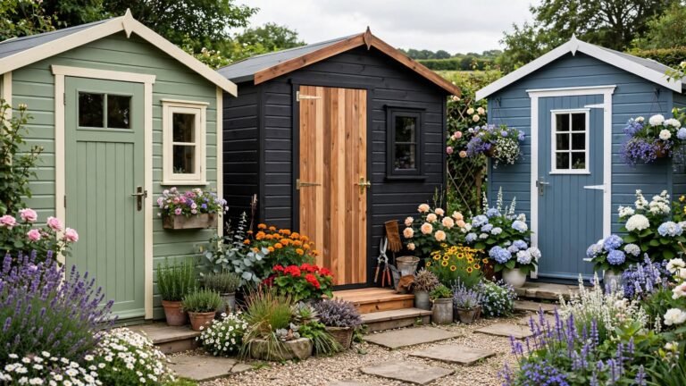 23 Garden Shed Paint Ideas That Transform a Plain Backyard Building