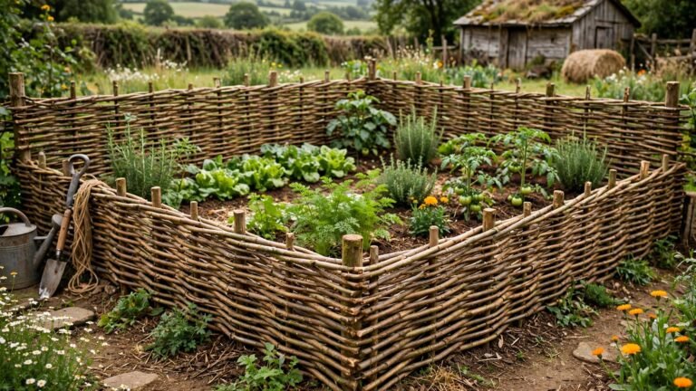 14 Beautiful Garden Bed Fence Ideas to Define Your Outdoor Space